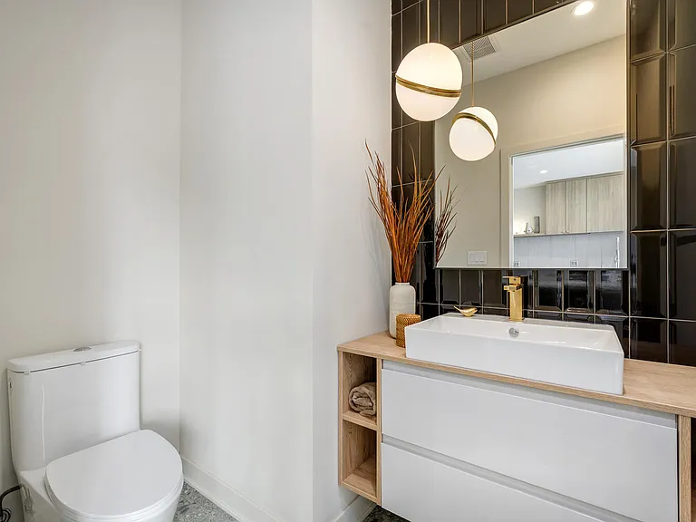 The Grove Townhome Powder Room