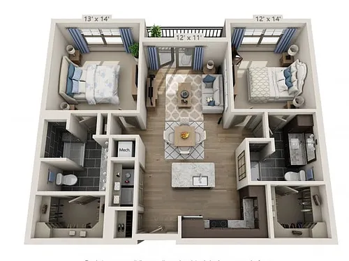Floor plan Clapton A