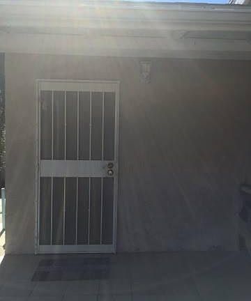 Separate entrance to guesthouse