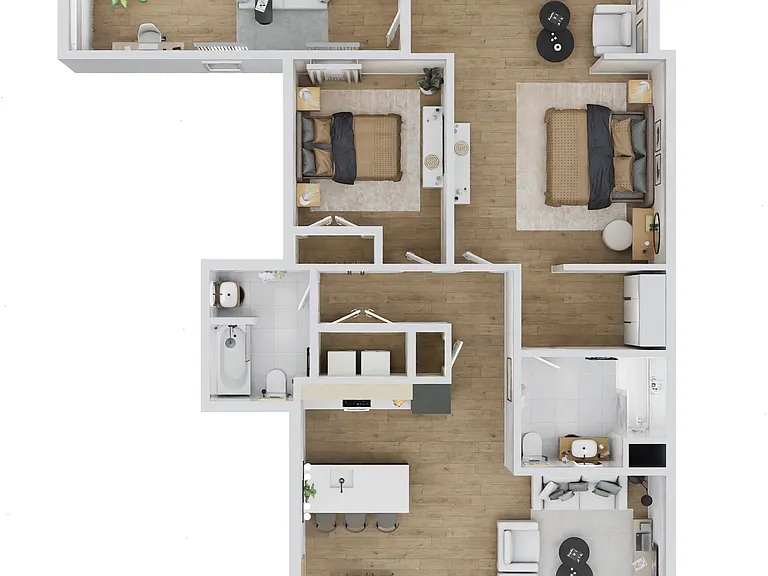 First floor unit # 105