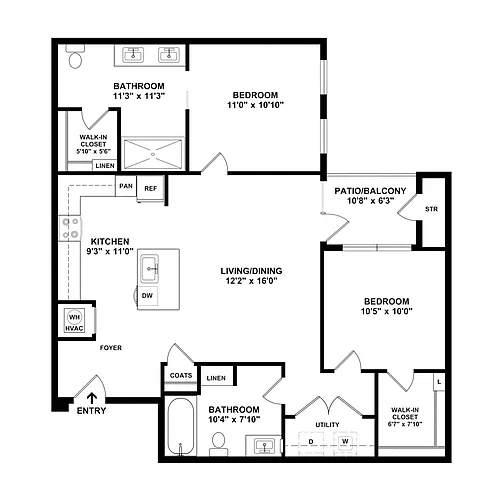 Floor plan B2