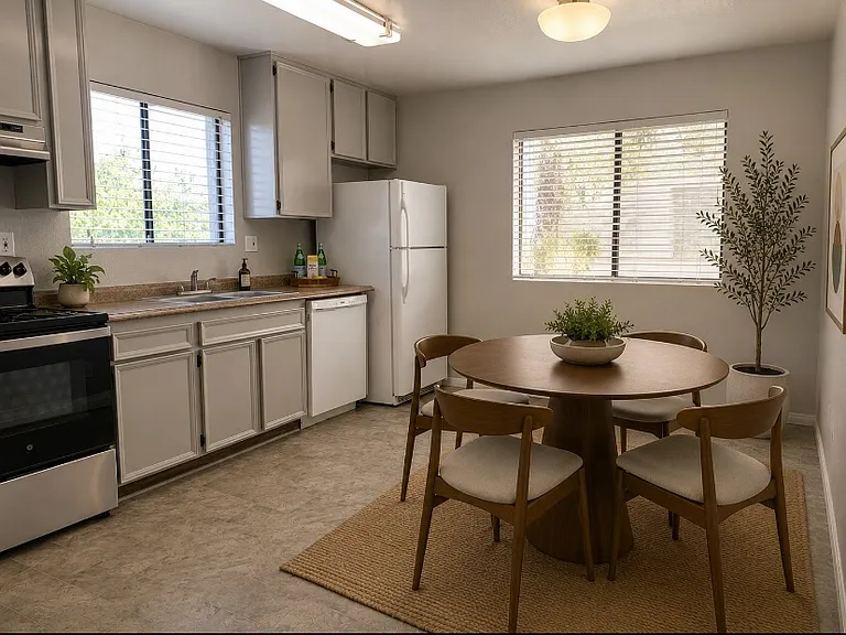 AI generated example of furnished room
