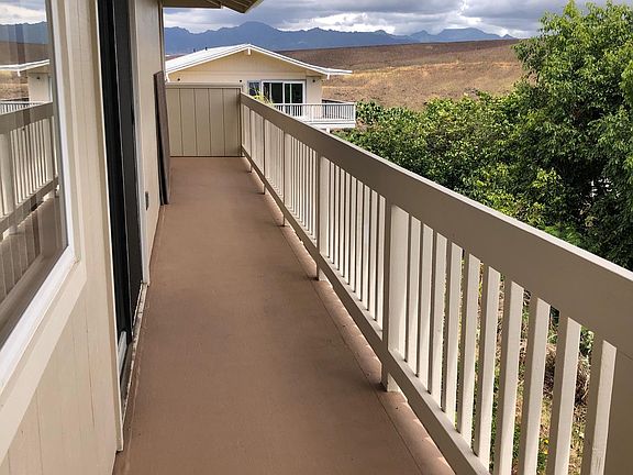 Upstairs balcony