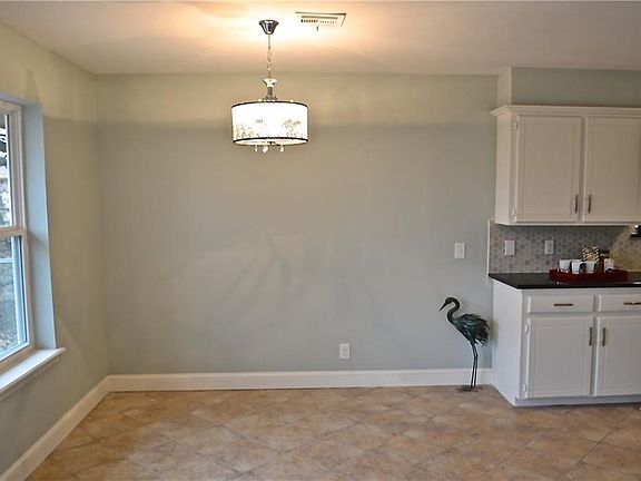 Dining area that adjoins kitchen.