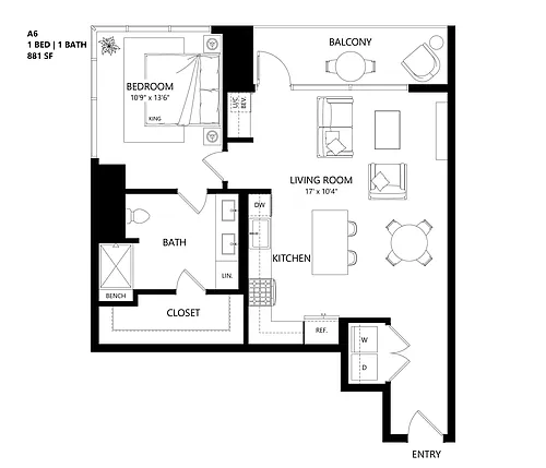 Floor plan A6