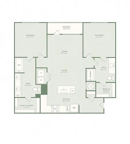 Floor plan B1 Essential Housing