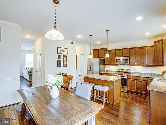 Pendant, and recessed lighting throughout.