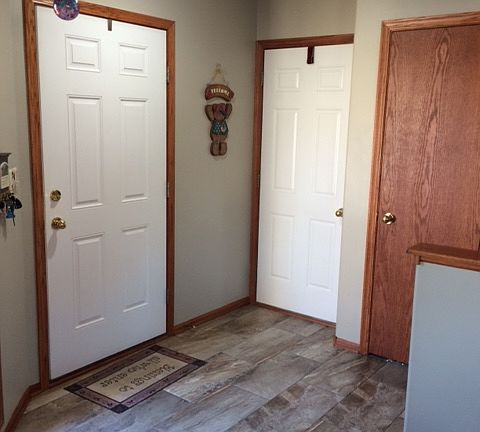 front/garage entry