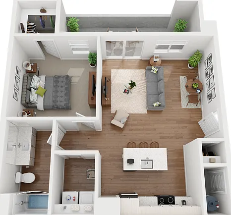 1 Bedroom | 1 Bath 1 Bedroom | 1 Bath