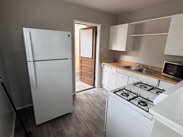Kitchen and back door entrance