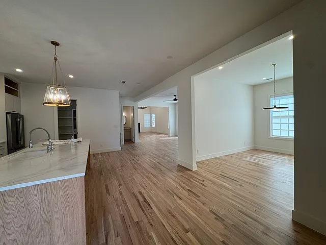 View of the formal dining room from the kitchen