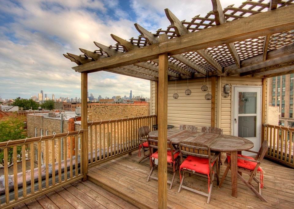 Private Deck with City Views