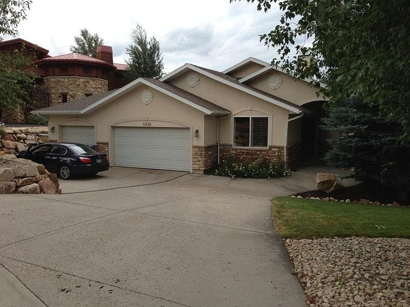 front elevation looking SE