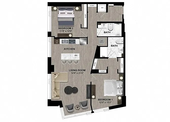 Floor plan B19