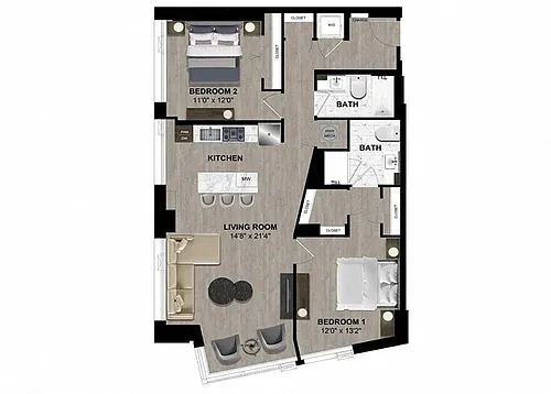 Floor plan B19
