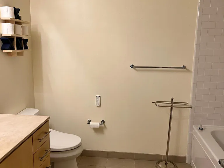 master room bath with Brondell luxury bidet toilet seat