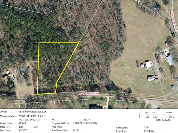 0 Puzzle Creek Rd, Bostic, NC 28018