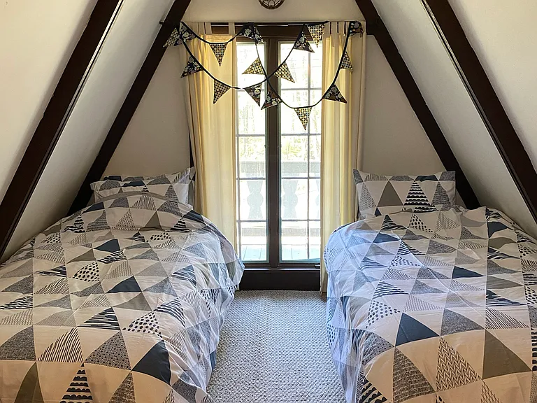 Two twin beds