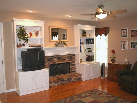 Family Room w/Stone Fireplace