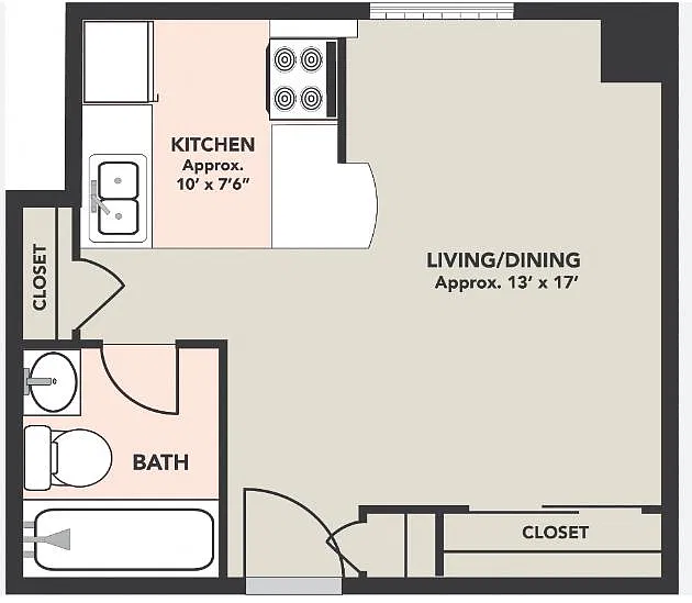 Floor plan Studio