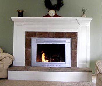 custom fireplace surround and stonework