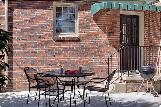 Outdoor patio area