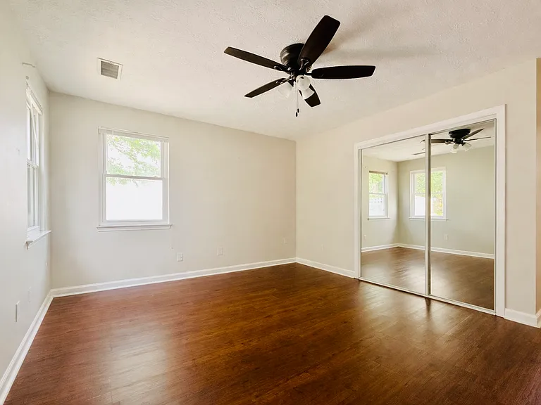 Primary bedroom on main level with ensuite bathroom