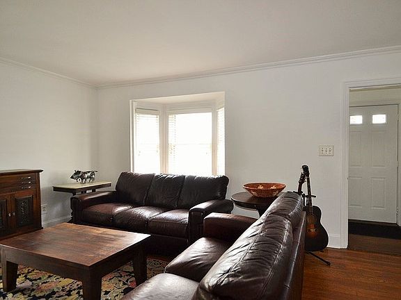 Living room with fire place