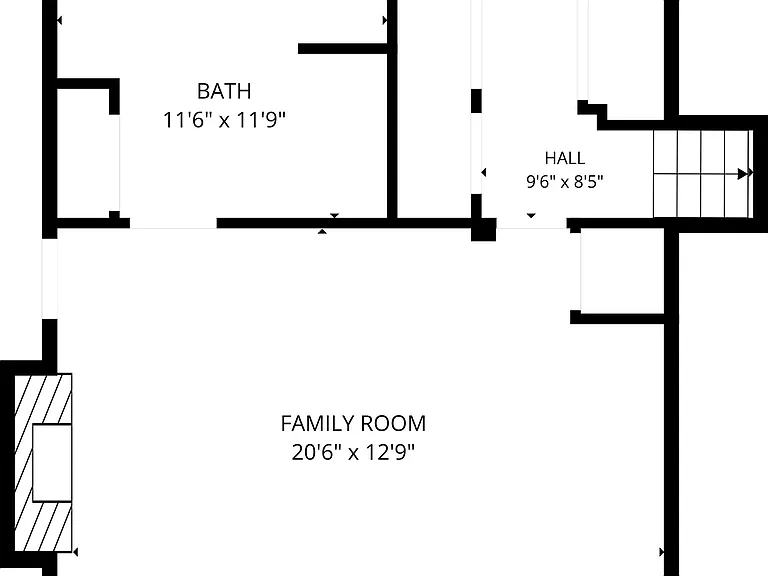 Lower level floorplan