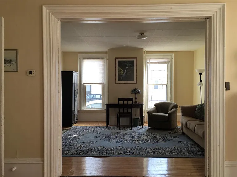 Large living space with foldout coach