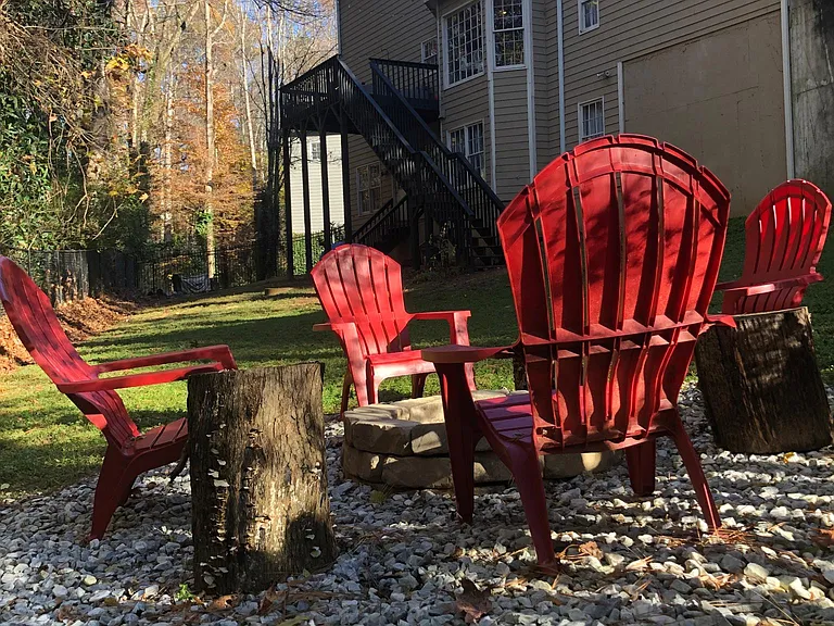 Backyard / firepit