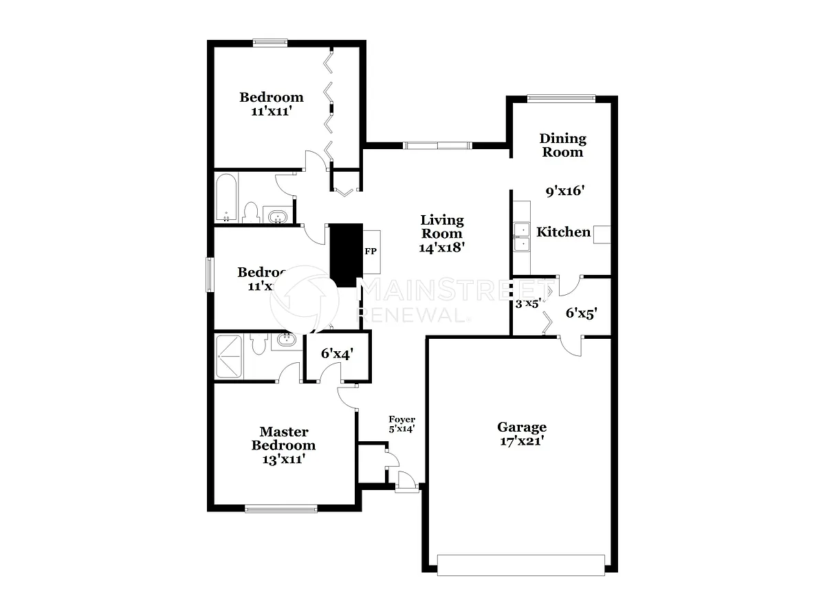 Floor Plan - 1825 Keystone Lakes Dr