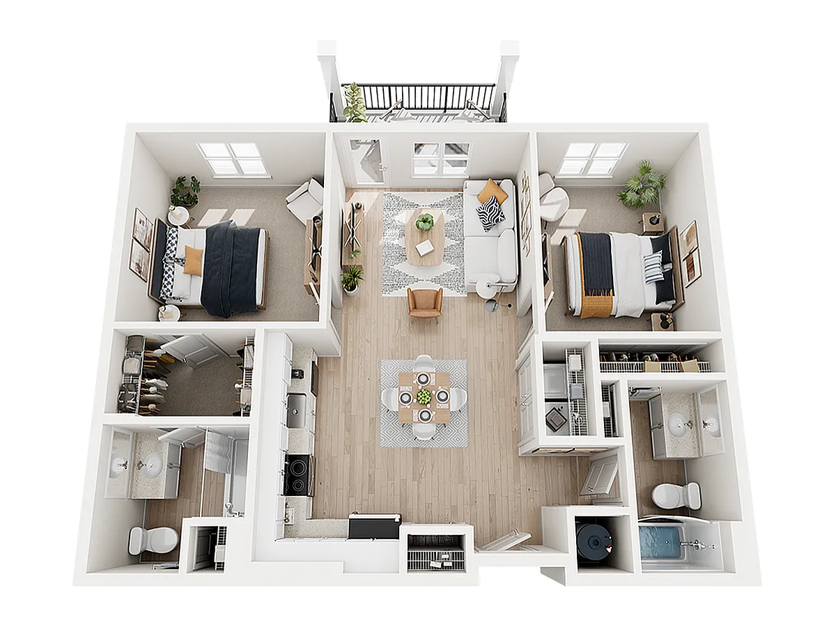 Floor plan Cypress - HC