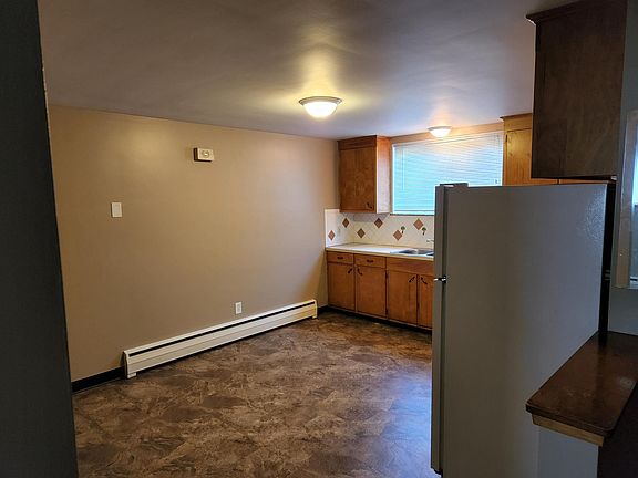 View of the kitchen.