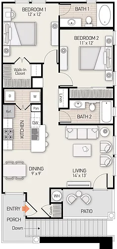 Floor plan Plan E