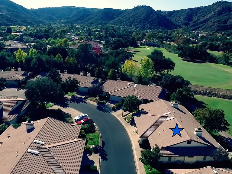 Aerial view of condo