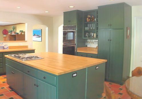 Kitchen double ovens