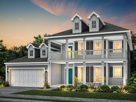 Furman exterior 54 features large double covered front porch deck, siding, and 2 car garage