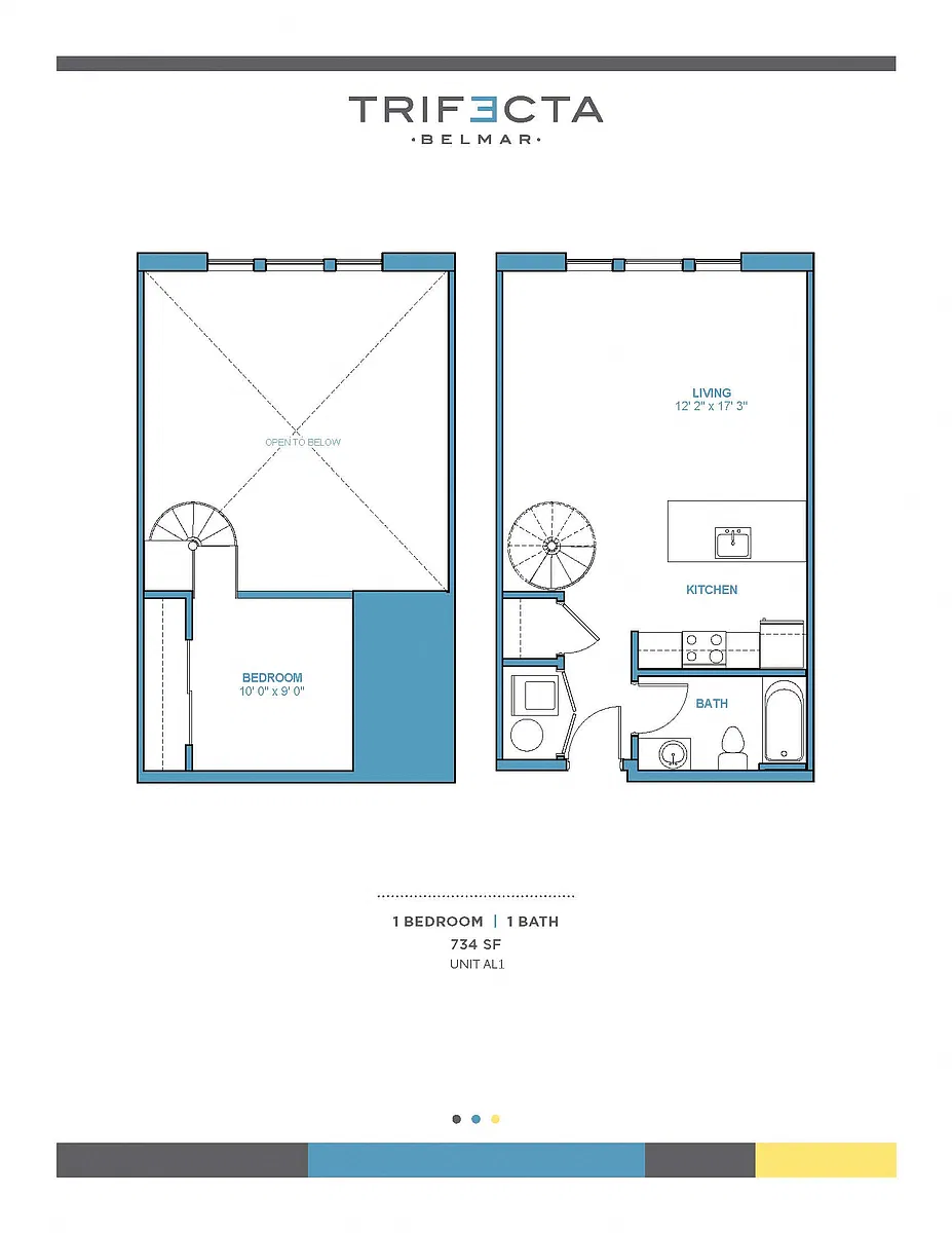 Floor plan Studio Loft