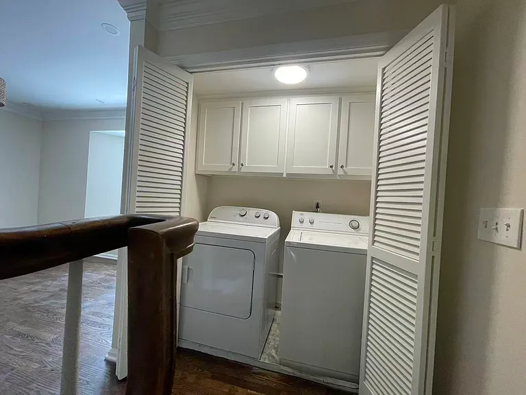laundry room on the second floor