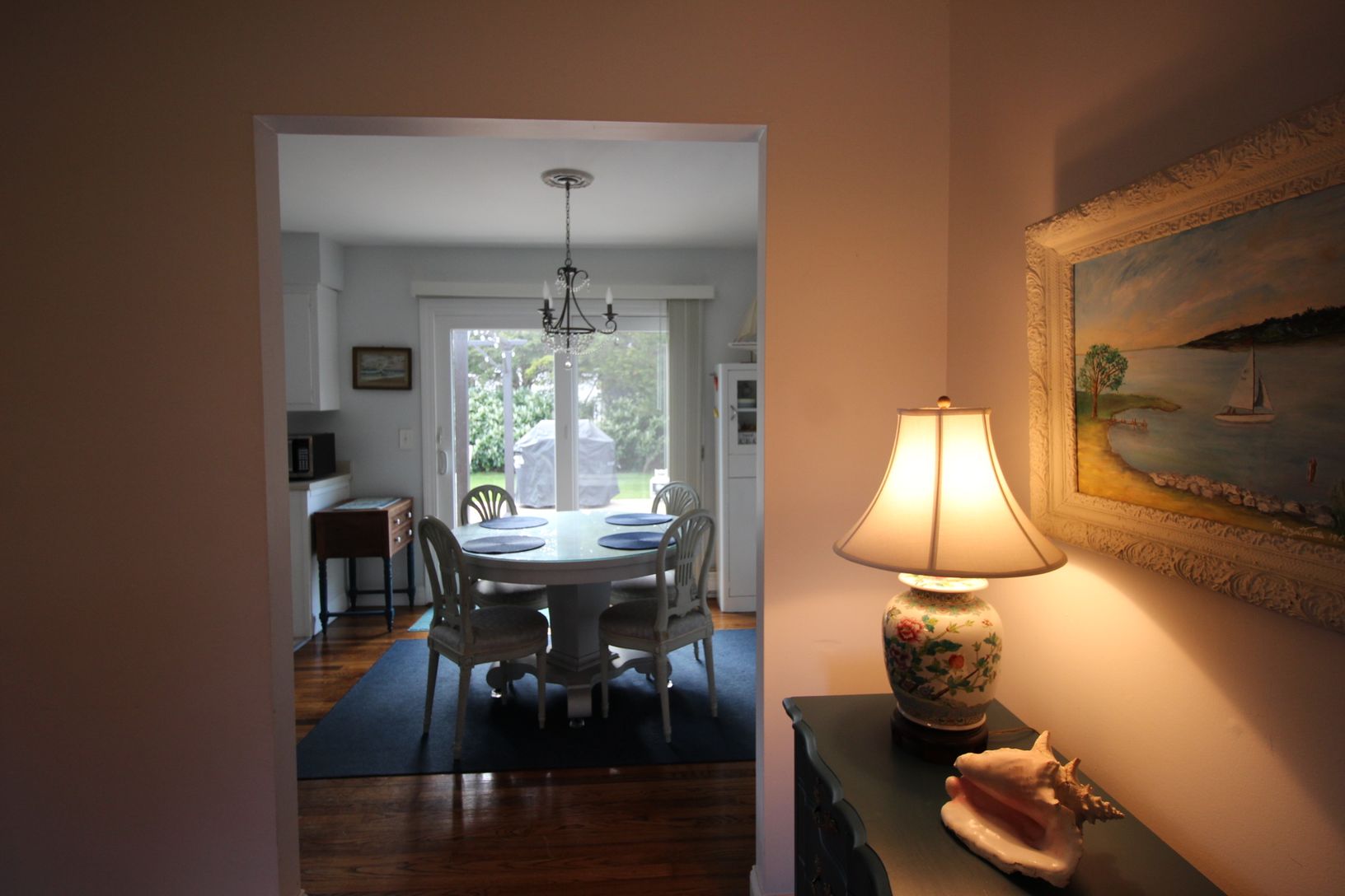  Living room through to dining area