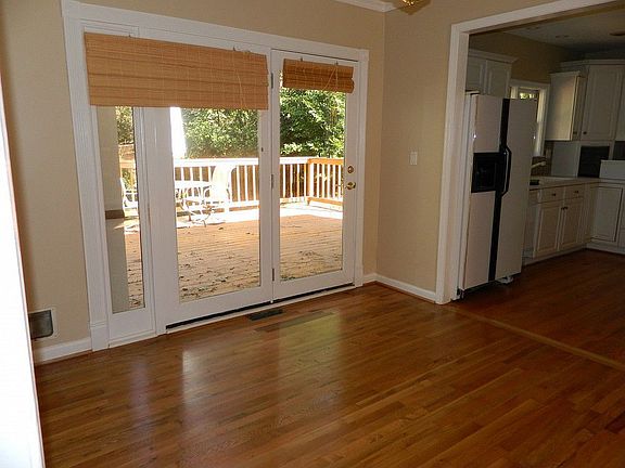 Dining room is open to both the kitchen and living room