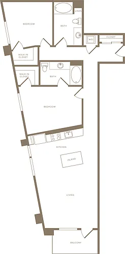 Floor plan B SIXTEEN