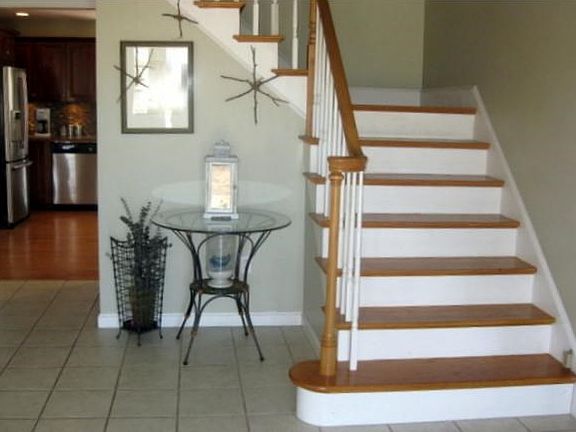 Hardwood Stairs Entry