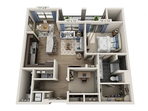 Floor plan Franklin A
