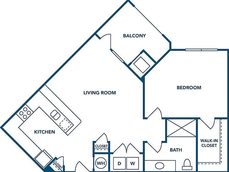 1 Bedroom | 1 Bedroom | 778 SF 1 Bedroom | 1 Bedroom | 778 SF