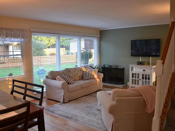 Beautiful windows/fireplace