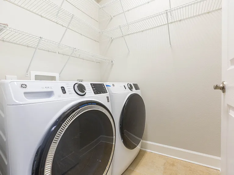 Dedicated laundry room- washer and dryer included !