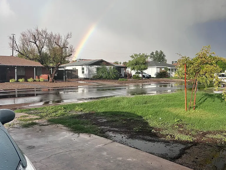 View from the Front Yard of Unit A