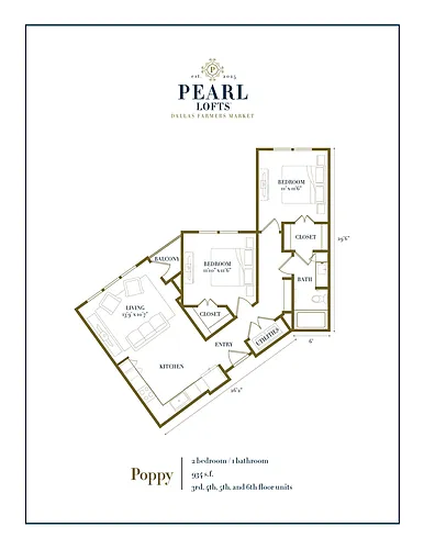 Floor plan Poppy